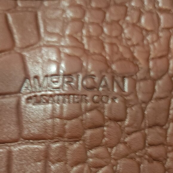 American Leather Co. Lenox Triple Entry Brown Leather Satchel - Picture 2 of 10